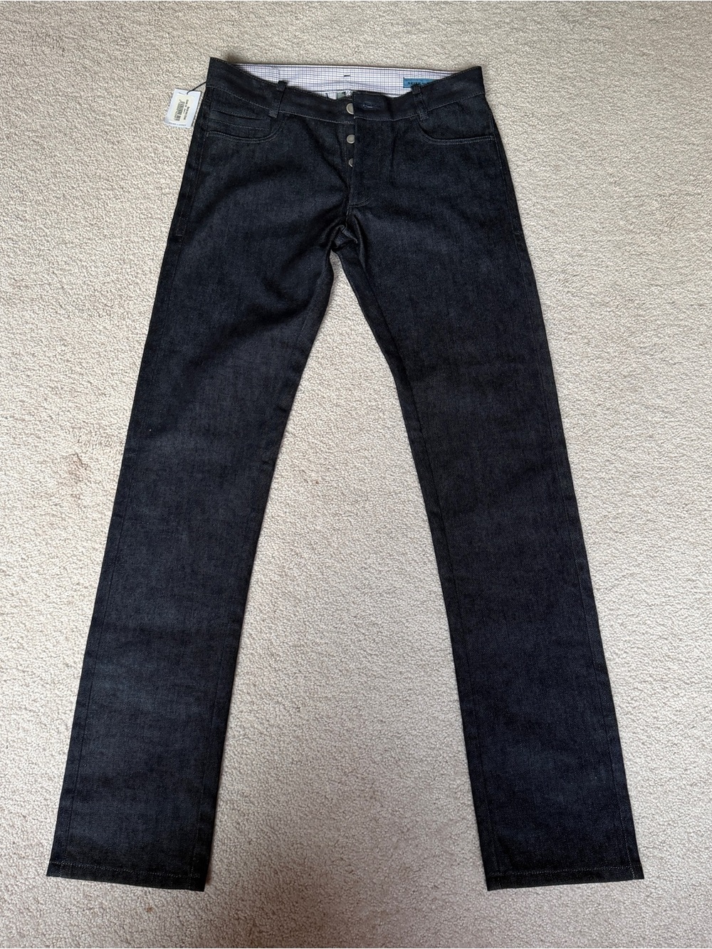 Groupe Seize sur Vingt blue denim jeans size 31 minimalist classic men sz 31